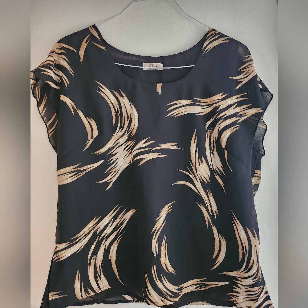 Elvi Ladies Lined Blouse. Size xl, Preloved